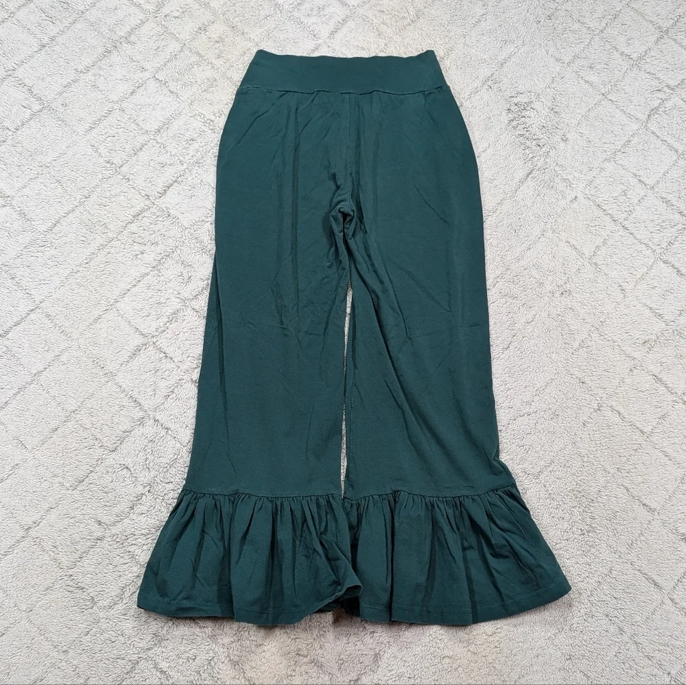 Matilda Jane Teal Wide Leg Pants with Ruffle Hem - Picture 8 of 8
